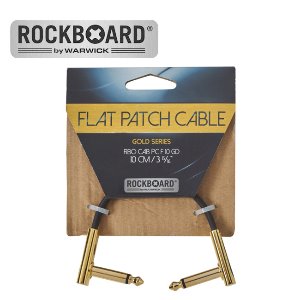 RockBoard 패치케이블 Flat Patch Cable - Gold (10cm)뮤직메카