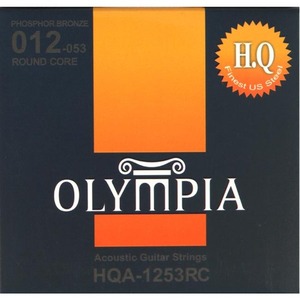 올림피아 라운드코어 포스포브론즈 HQA-1253RC Light (012-053) 통기타줄뮤직메카